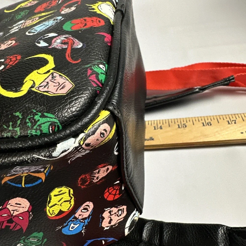 Loungefly Marvel 80th Anniversary Mini Backpack Comic Character Faces Bag Heros